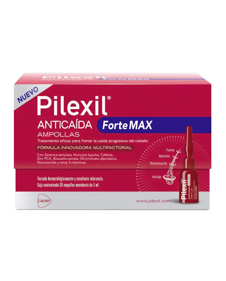 20 Ампул ForteMax против выпадения волос Pilexil