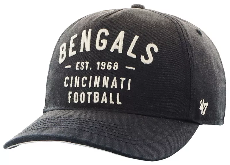 

Мужская черная регулируемая кепка Cincinnati Bengals '47 Dusted Hitch