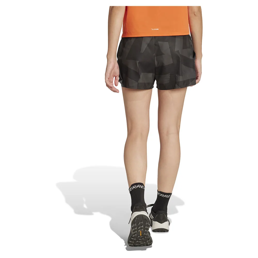 Шорты adidas Terrex Multi Light Printed 3´´, черный — фото 2