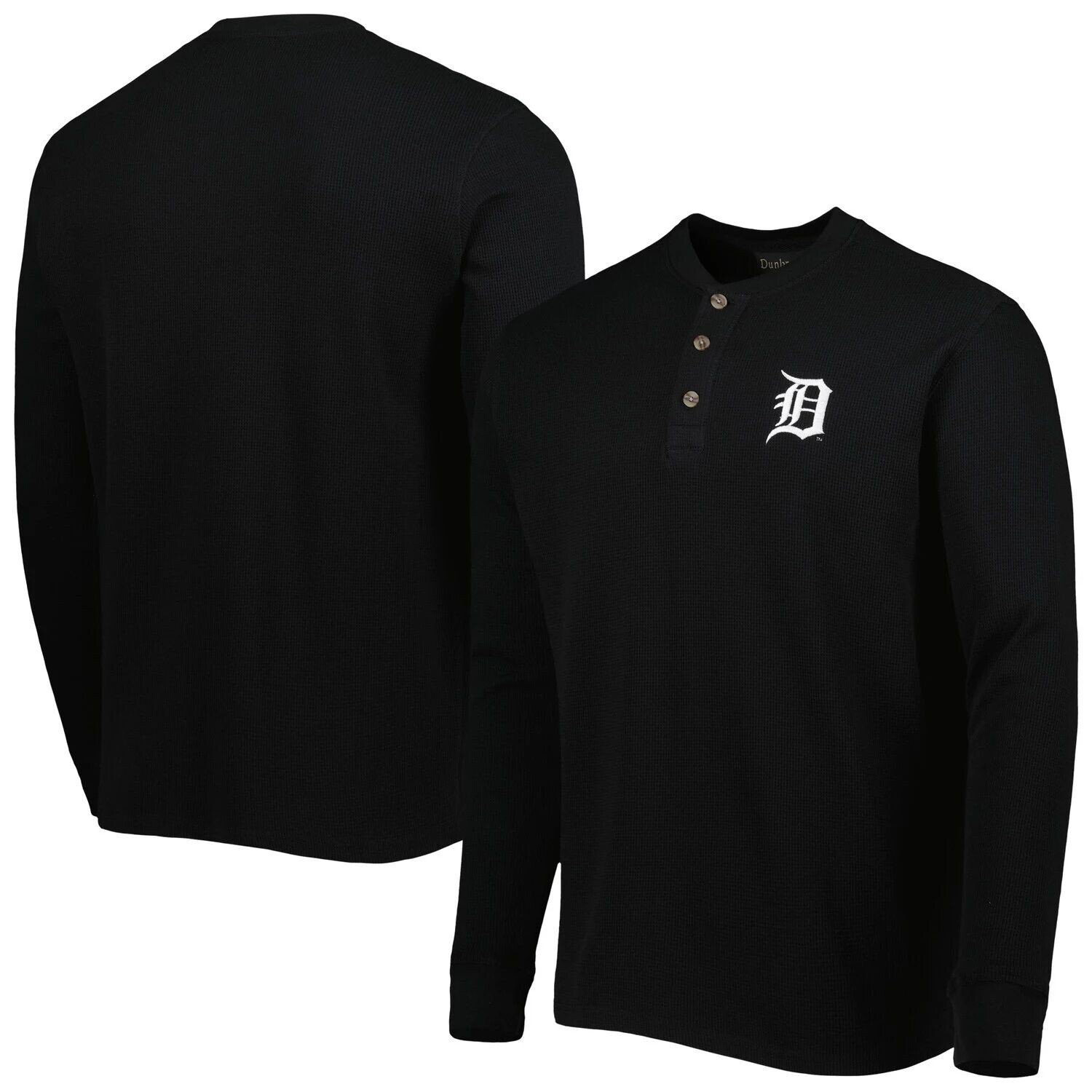 

Мужская черная футболка с длинным рукавом Dunbrooke Detroit Tigers Maverick, Черный, Мужская черная футболка с длинным рукавом Dunbrooke Detroit Tigers Maverick