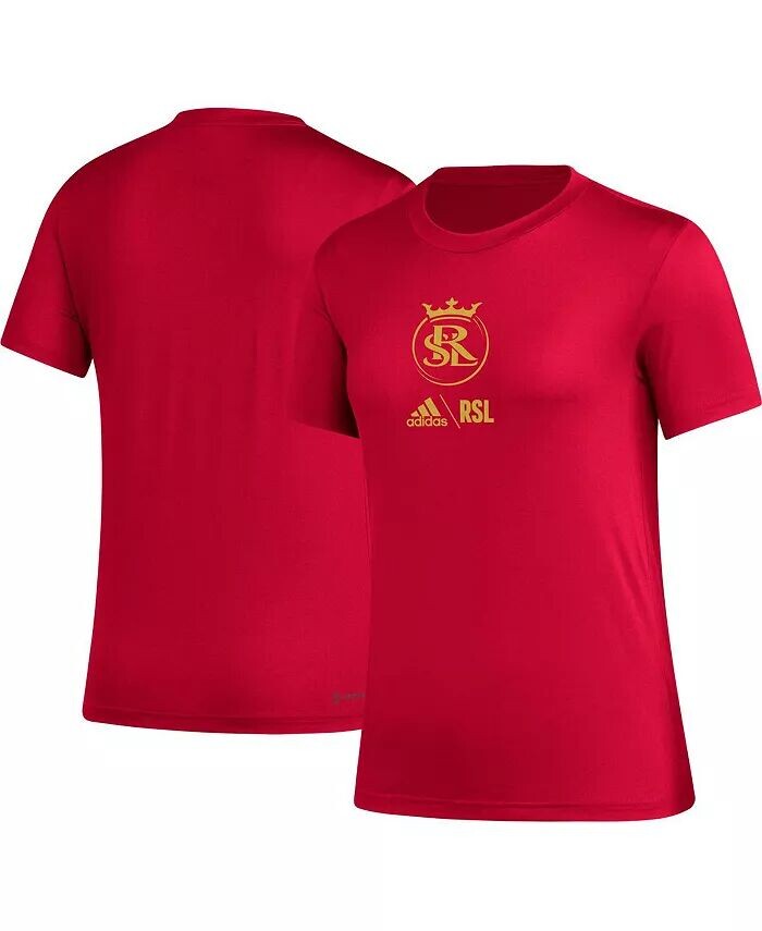

Красная женская футболка Real Salt Lake AEROREADY Club Icon Adidas