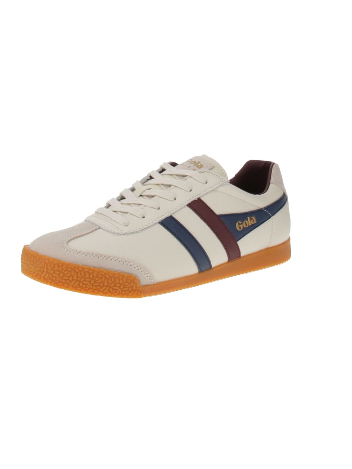 

Gola Низкие кожаные кроссовки Harrier бежевого цвета