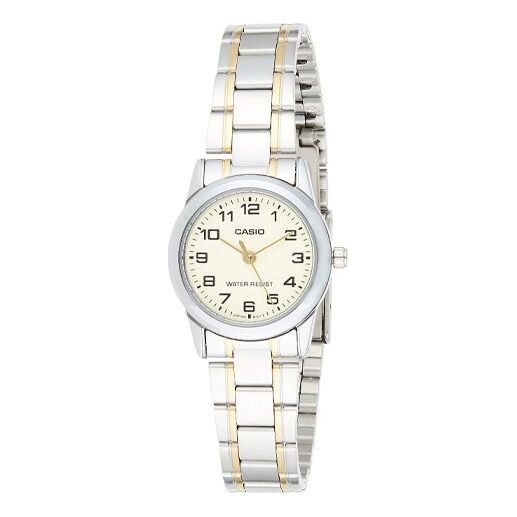 

Часы CASIO Quartz Movement Stainless Steel Wrist Waterproof SilverWhite Analog, белый