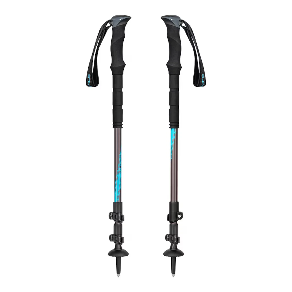 

Trekpal T3 Trekking Olife Olight выдвижные туристические палки, чёрный