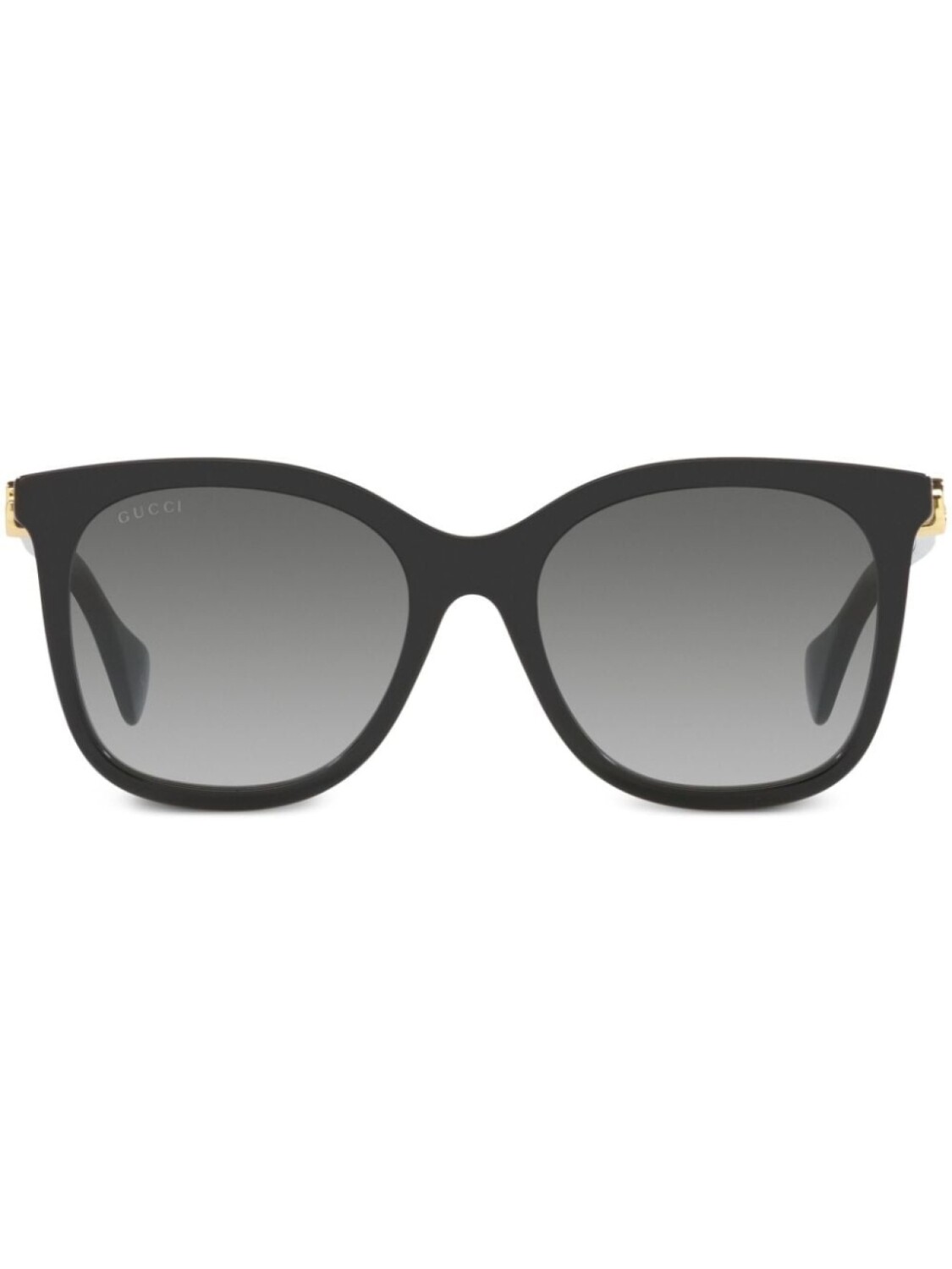 

Gucci Eyewear солнцезащитные очки в массивной оправе с логотипом GG, черный