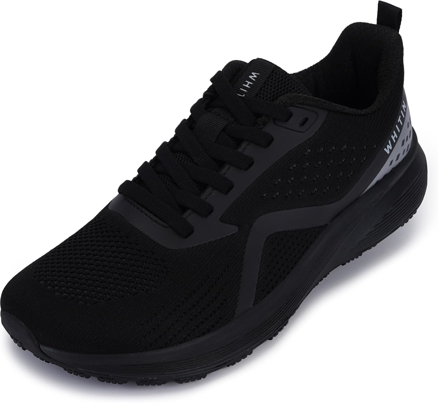 

Кроссовки WHITIN с широкой носковой частью для мужчин и женщин, Обувь для ходьбы и бега для широкой стопы, черный