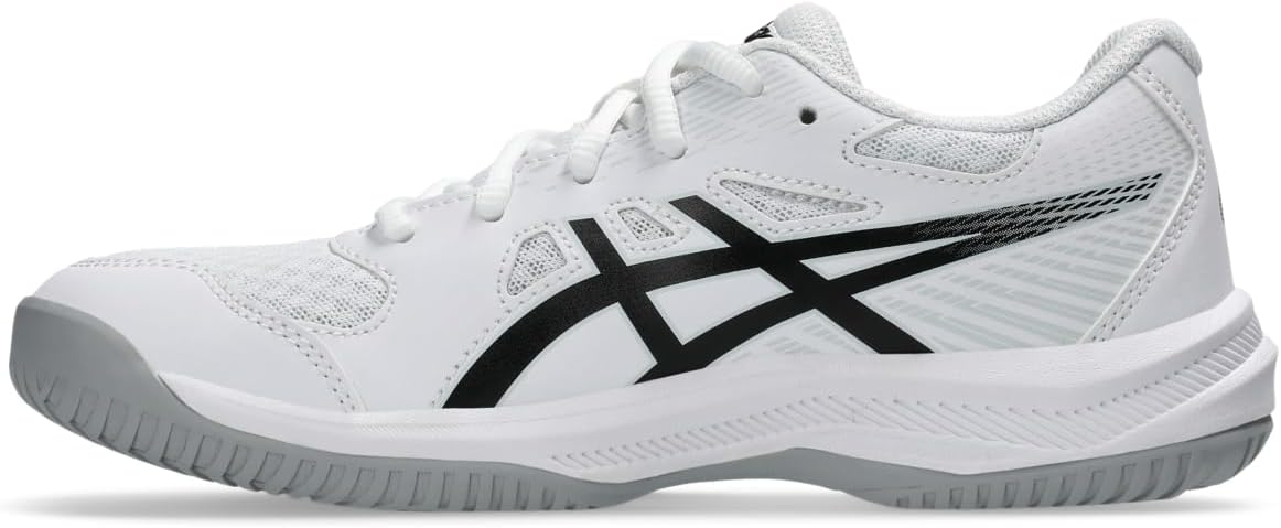 Кроссовки ASICS Unisex-Child Upcourt 6 GS, белый/черный — фото 4