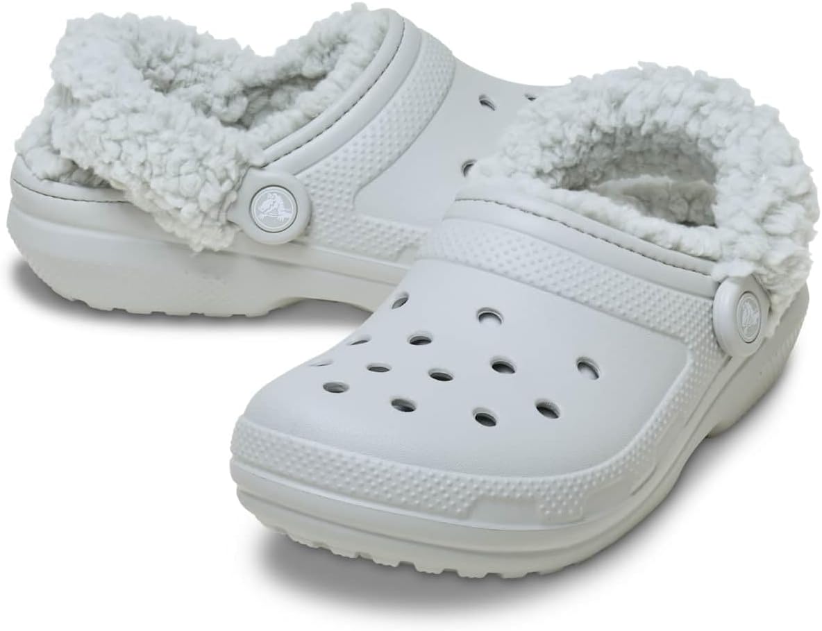 Классические сабо Crocs унисекс для взрослых на флисовой подкладке, мягкие тапочки для женщин и мужчин, Atmosphere — фото 2