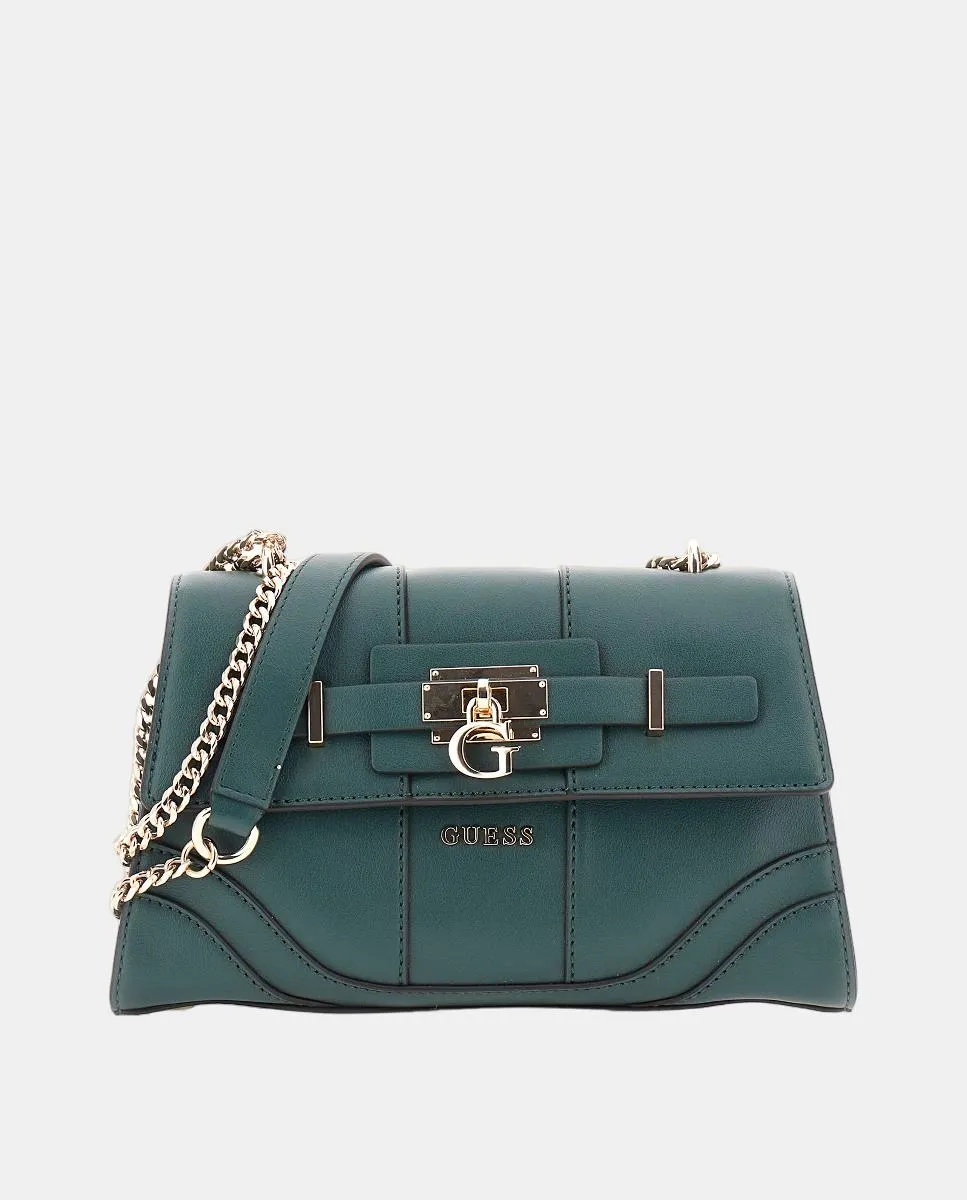 

Сумка через плечо с магнитным застежкой Guess, темно-зеленый