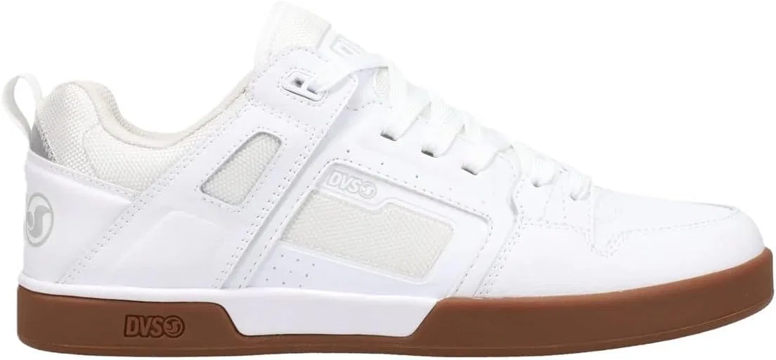 Мужские скейтбордистские кроссовки DVS Comanche Lt, White White Gum