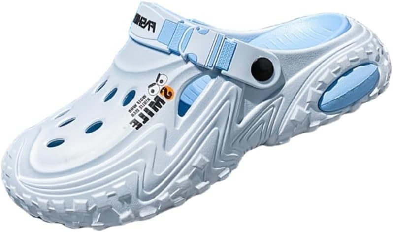 

Мужские дышащие шлепанцы из EVA - удобные, противоскользящие сандалии на одну ногу с регулируемыми ремешками через плечо, подходят для улицы и повседневной носки Clolinde, синий