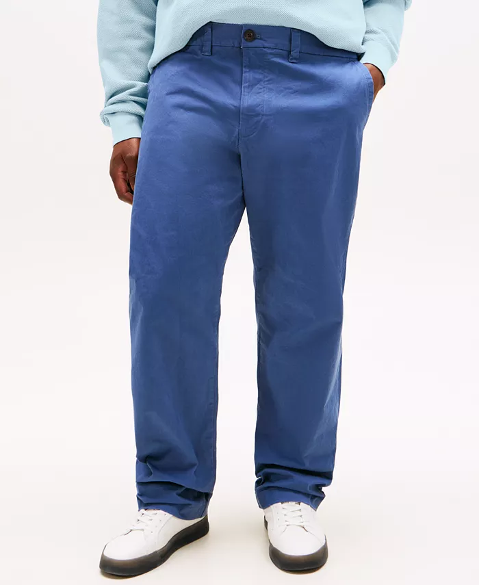 Мужские брюки-чиносы Big & Tall TH Flex Stretch с индивидуальной посадкой Tommy Hilfiger, синий — фото 2