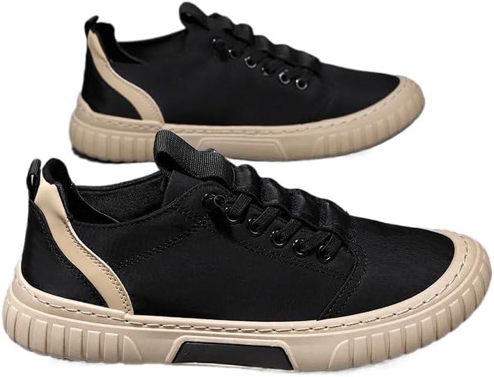 

Летние повседневные дышащие мужские кроссовки, спортивные кроссовки с низким верхом для бега, противоскользящие Hhhchpm, черный