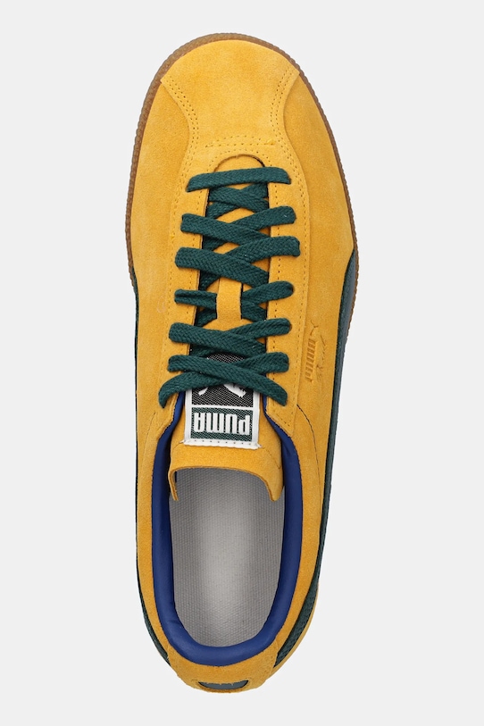 Замшевые кроссовки Brasil Puma, желтый — фото 4