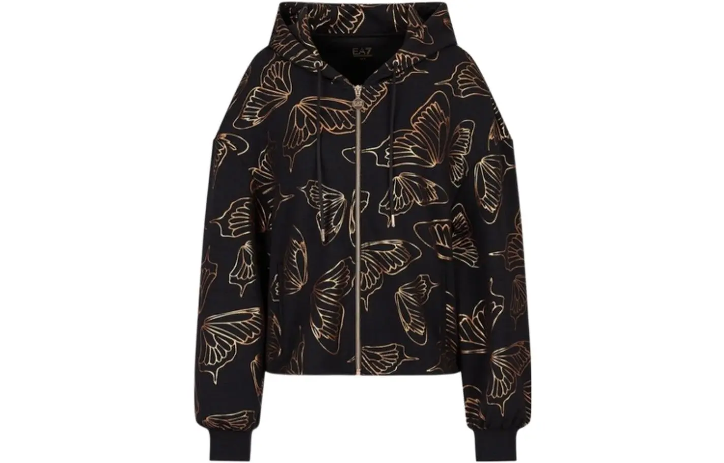 EMPORIO ARMANI Толстовка SS23 Women's Black Gold — фото 3