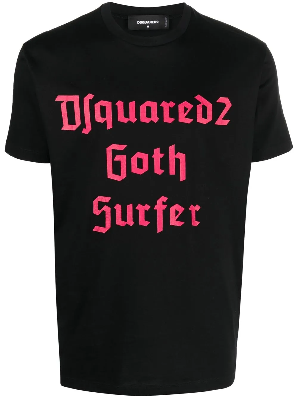 

Футболка Goth Surfer с короткими рукавами DSQUARED2, черный
