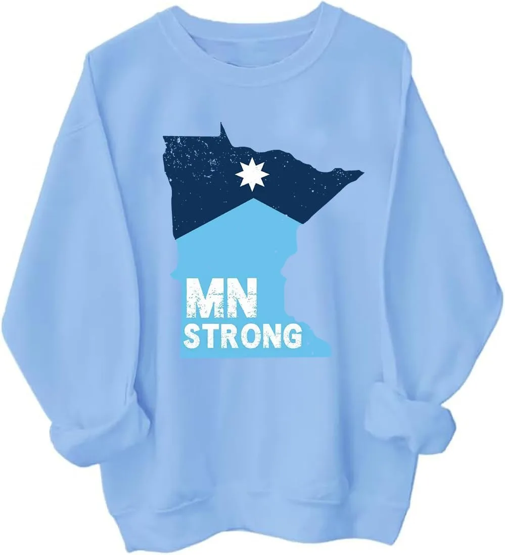 

Толстовка Minnesota Strong с длинными рукавами и капюшоном BTGRL