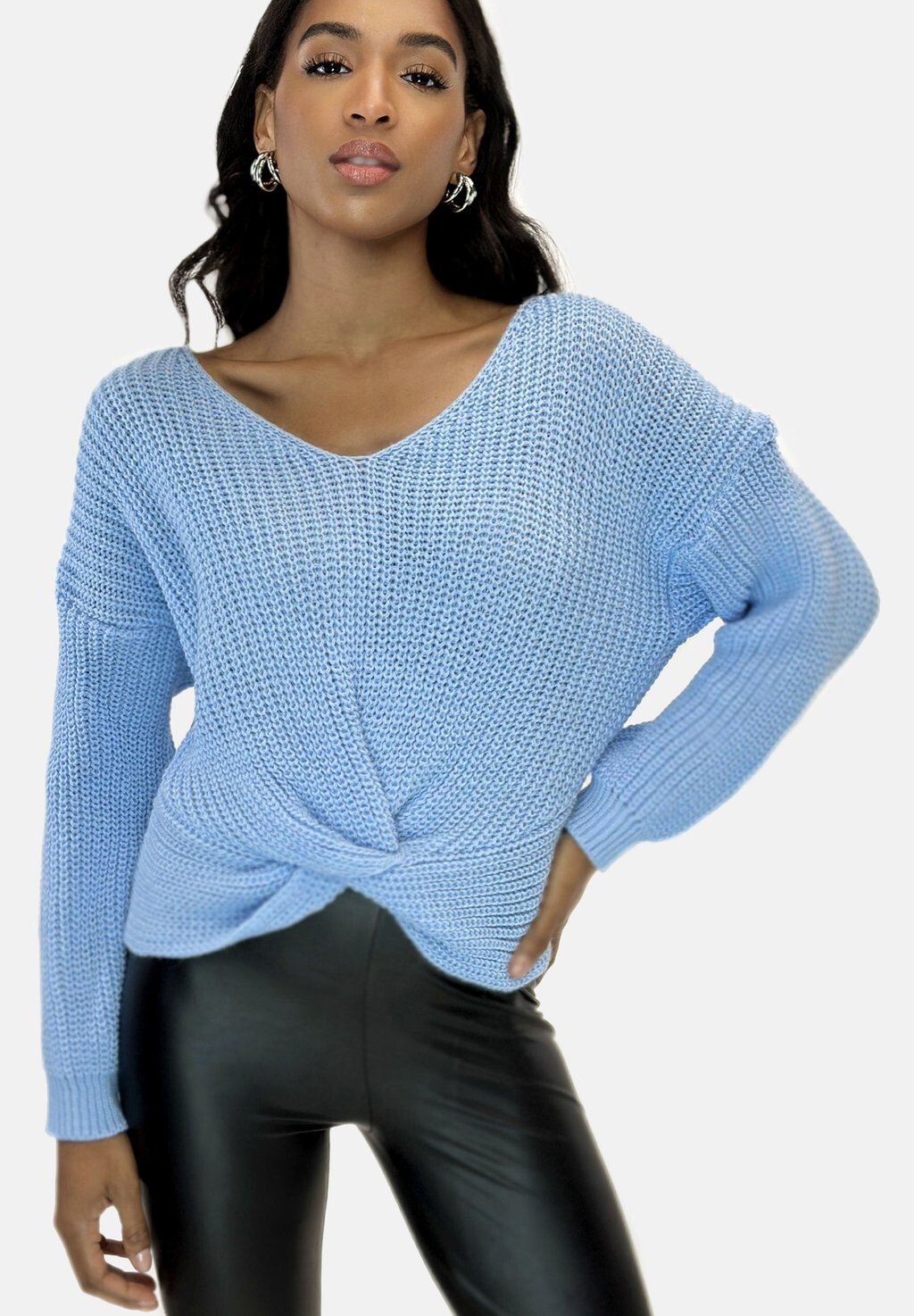 

Вязаный свитер Elara, цвет blau