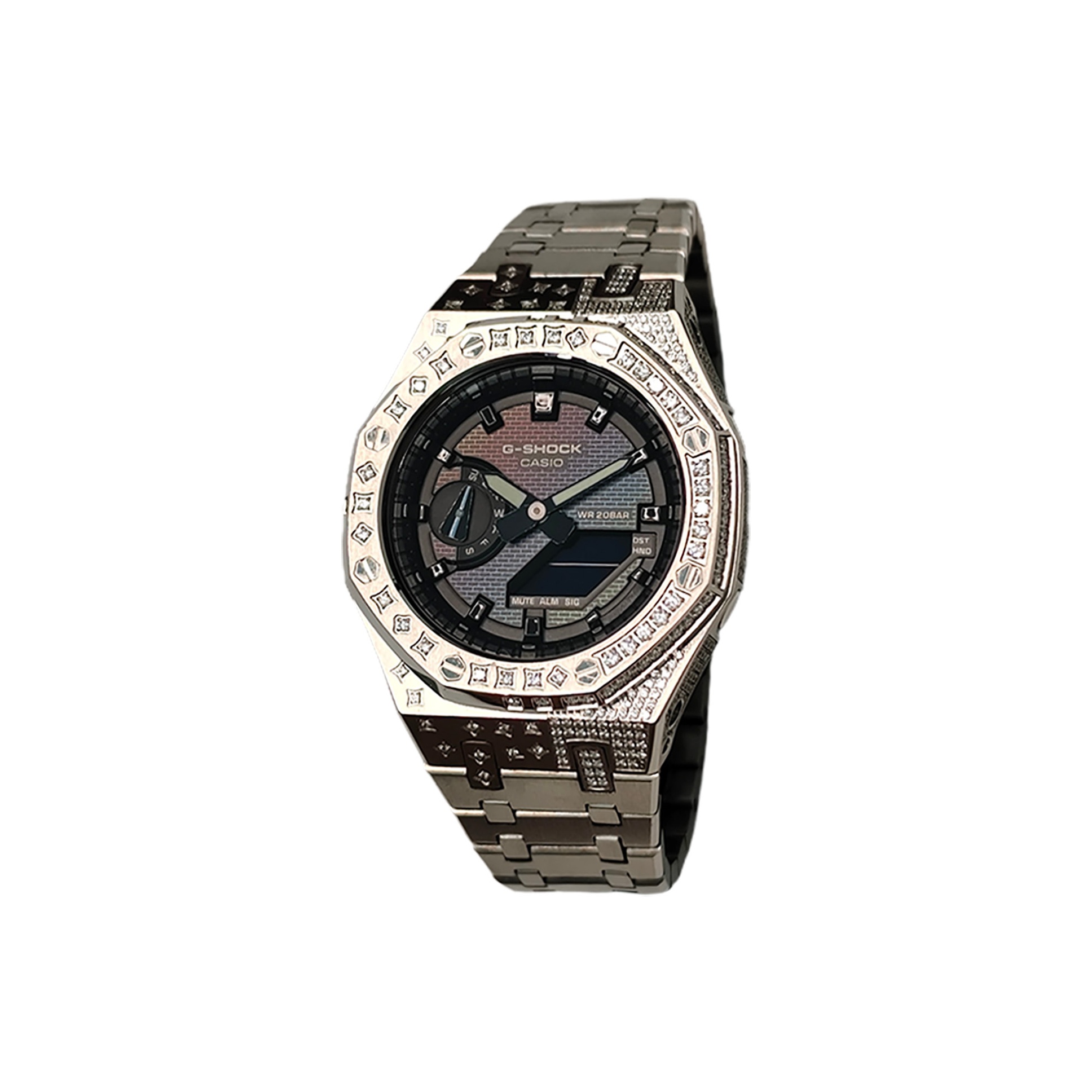 

CASIO Мужские часы Retrofit Series с электронным механизмом, стальной браслет, черный циферблат