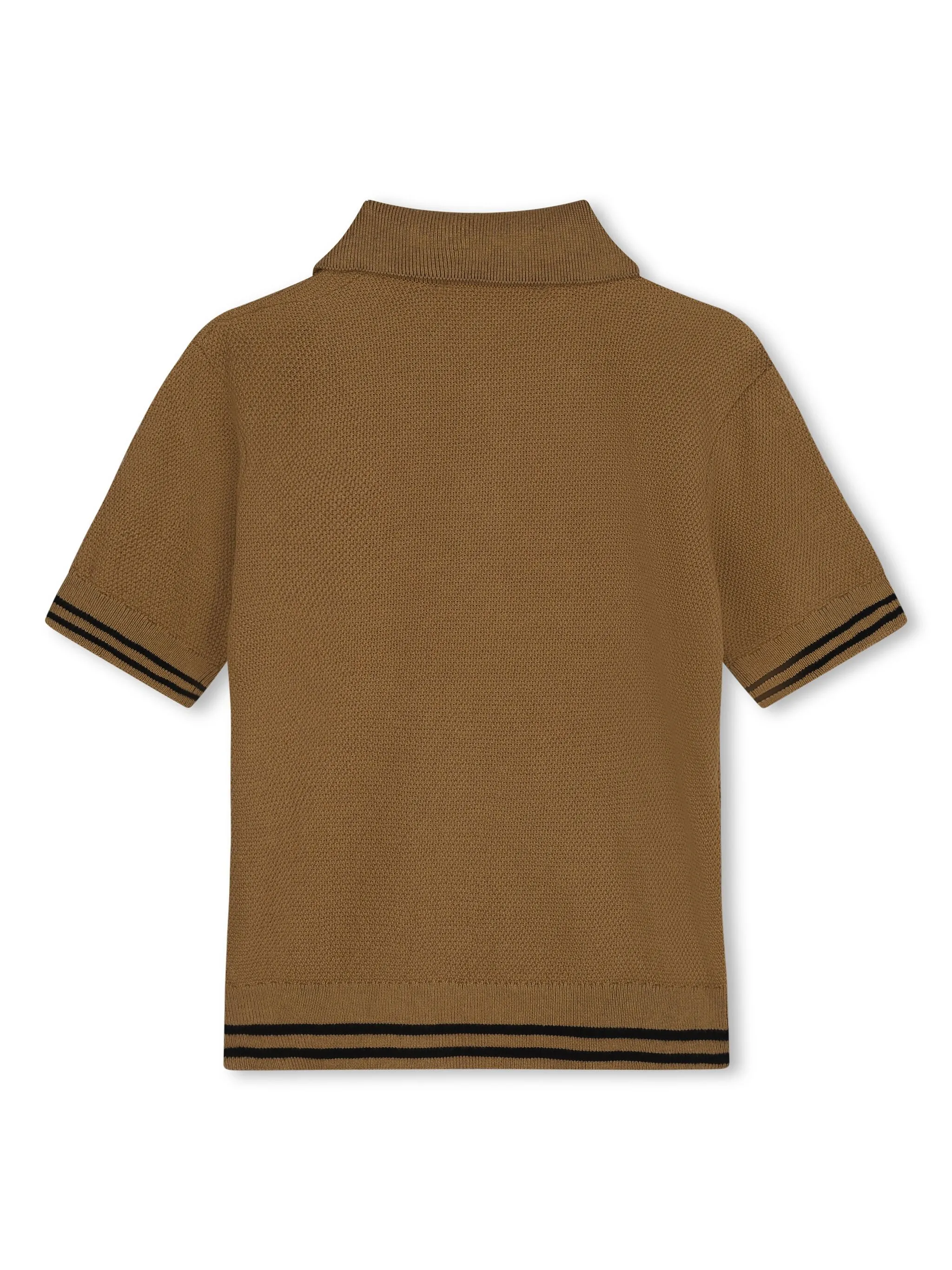 

Рубашка поло с логотипом Karl Lagerfeld Kids, коричневый