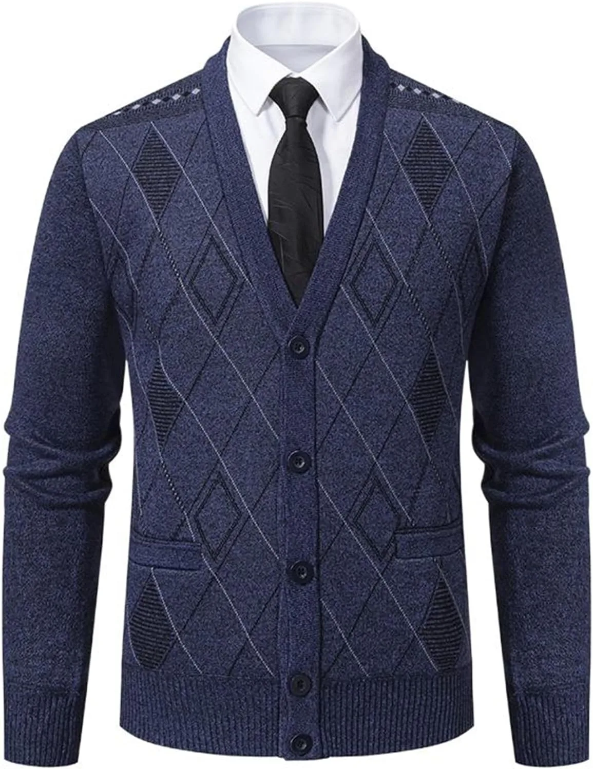 

Кардиган в корейском стиле, мужской, осенне-зимний HRQSNZAQC