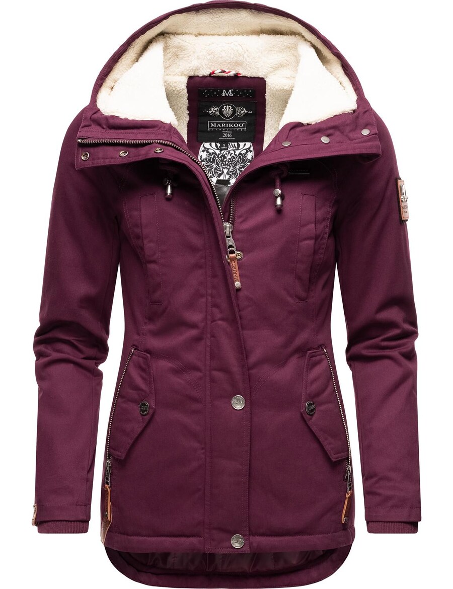 

Зимняя парка MARIKOO Bikoo, Wine red