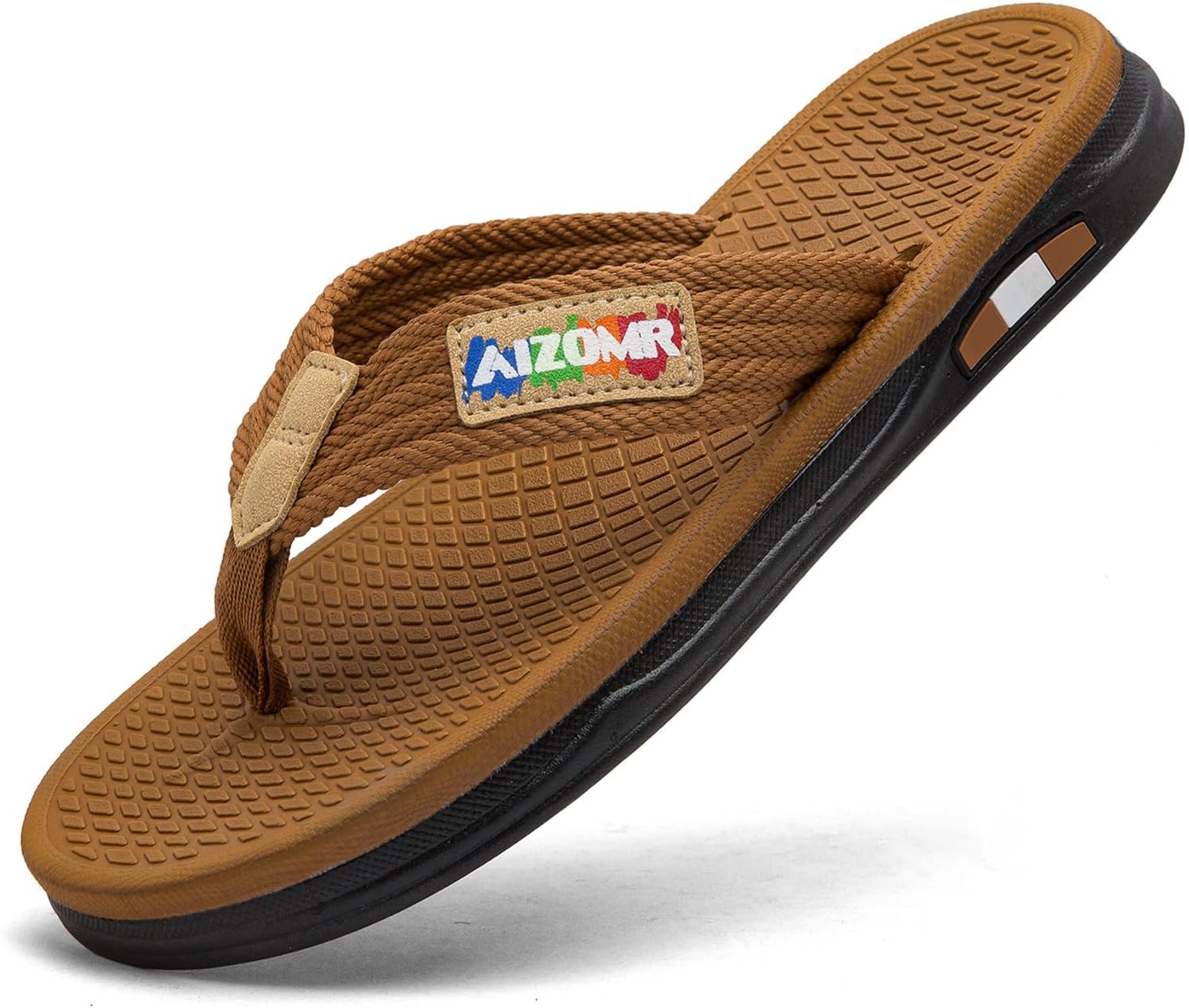 

Мужские вьетнамки Harxxitd, легкие и удобные летние пляжные сандалии с мягкой стелькой, открытым носком, подходят для бассейна, душа, общежитий, водных процедур, для дома и улицы, Brown-2
