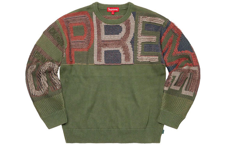 

Свитер Supreme Chenille Logo, белый