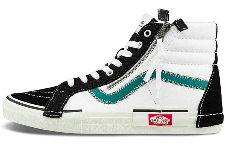 

Кроссовки Vans SK8-HI Reissue Cap Skate Shoes Black/Green, Черный, Кроссовки Vans SK8-HI Reissue Cap Skate Shoes Black/Green