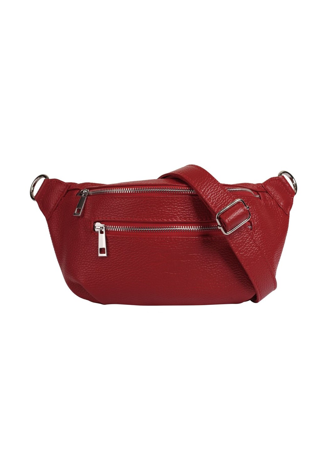 

Поясная сумка из натуральной кожи, производство Италия Samantha Look, красный