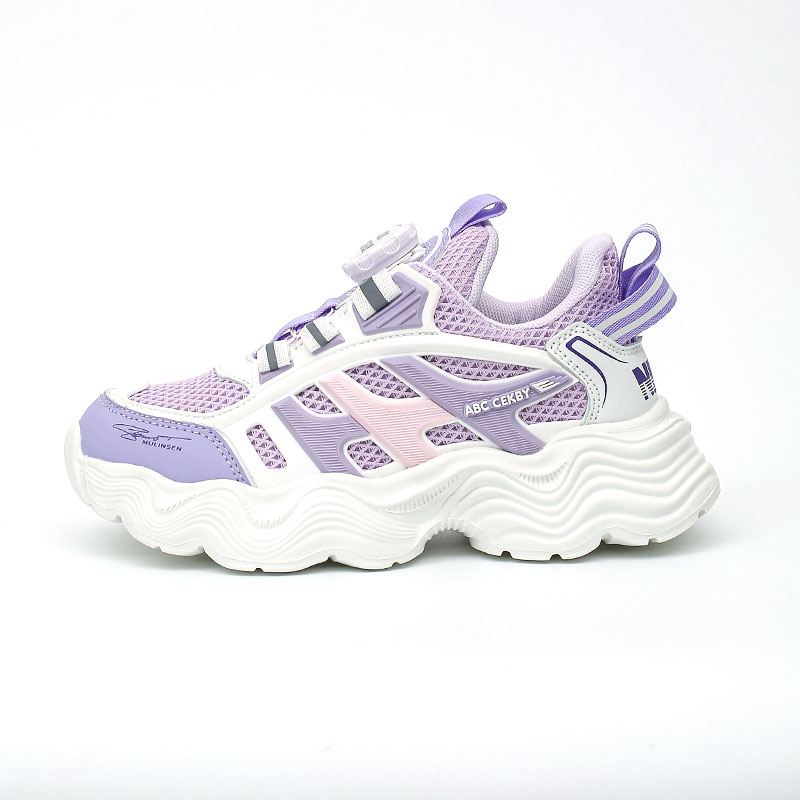 

Износостойкие низкие детские кроссовки для повседневной жизни Wooden Rabbit, розовый