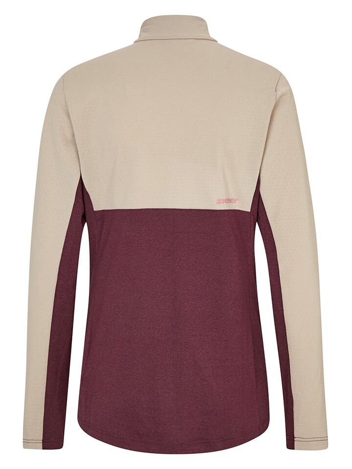 

Флисовый пуловер Ziener Fleece Japra, цвет beige/rot