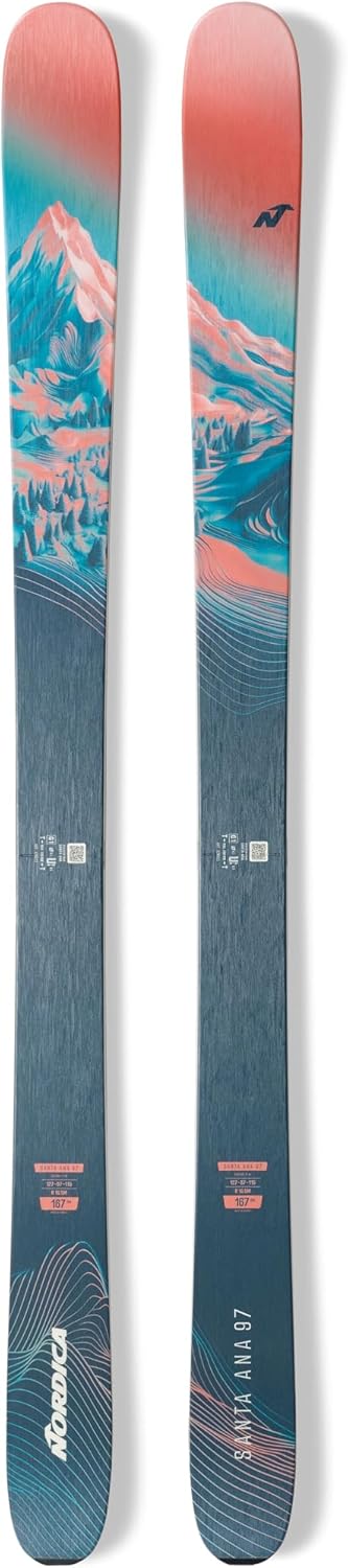 

Женские горные лыжи Nordica Santa Ana 97, Salmon/Turquoise/Navy