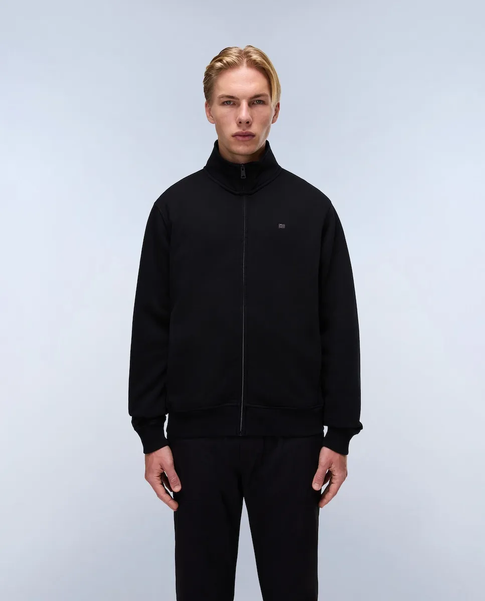 

Мужская спортивная куртка темно-синего цвета с полной застежкой-молнией Napapijri