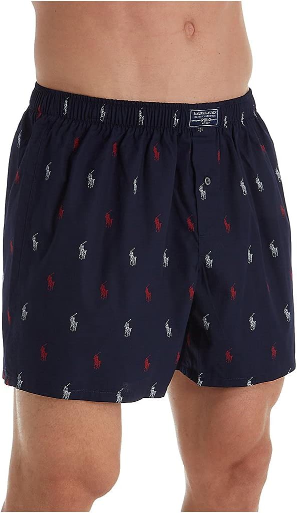

Polo Ralph Lauren Мужские боксеры All Over Pony Player Woven, Cruise Navy/Red & White Aopp