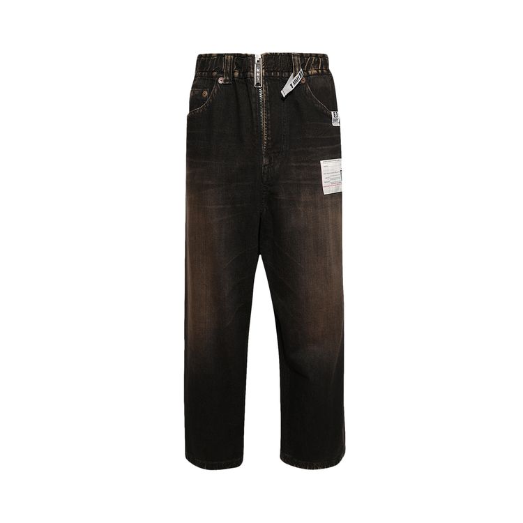 

Джинсы Maison Mihara Yasuhiro Amateur Sewn Wide Jeans 'Black', черный