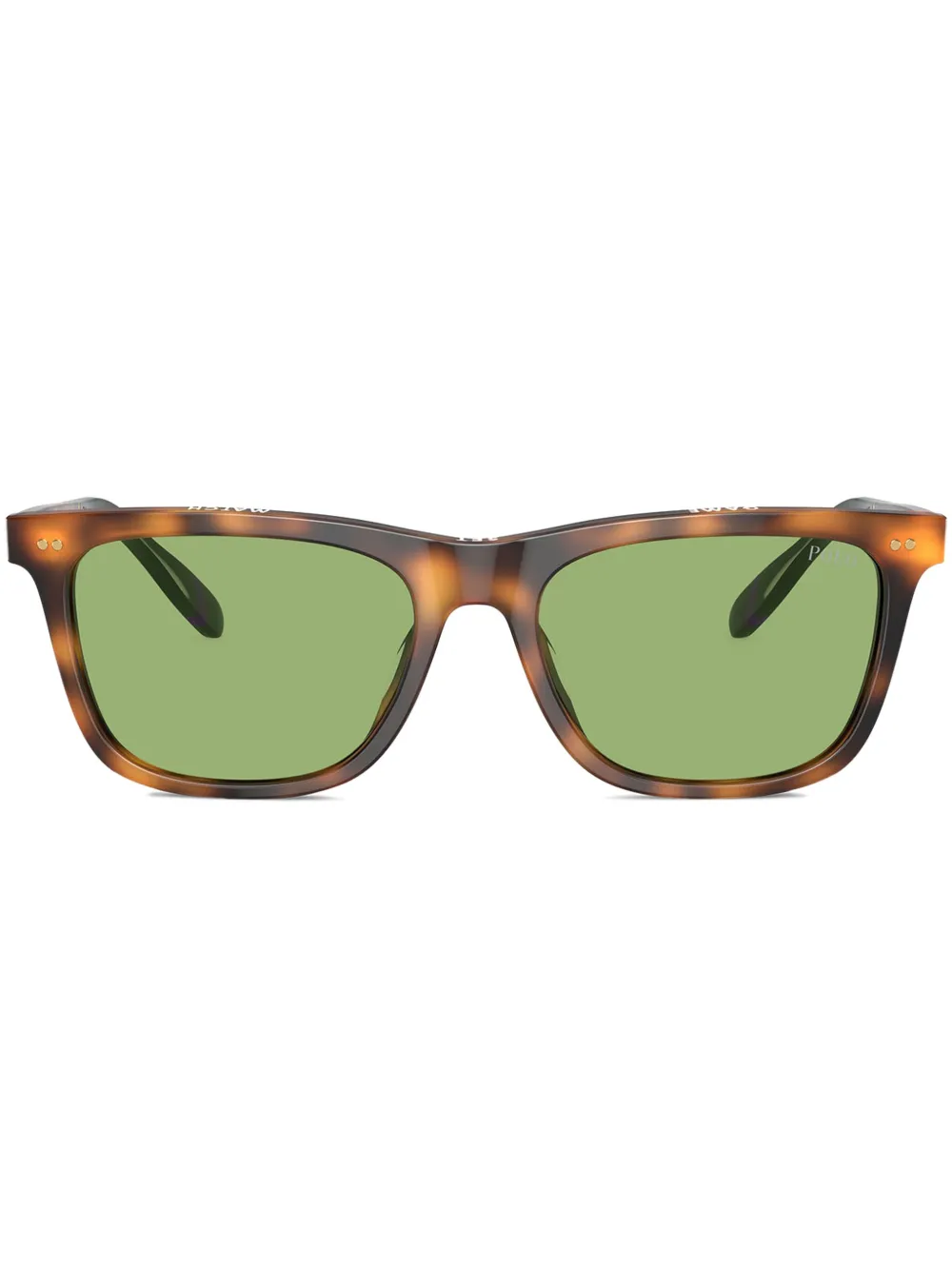 

Солнцезащитные очки в квадратной оправе Polo Ralph Lauren, коричневый