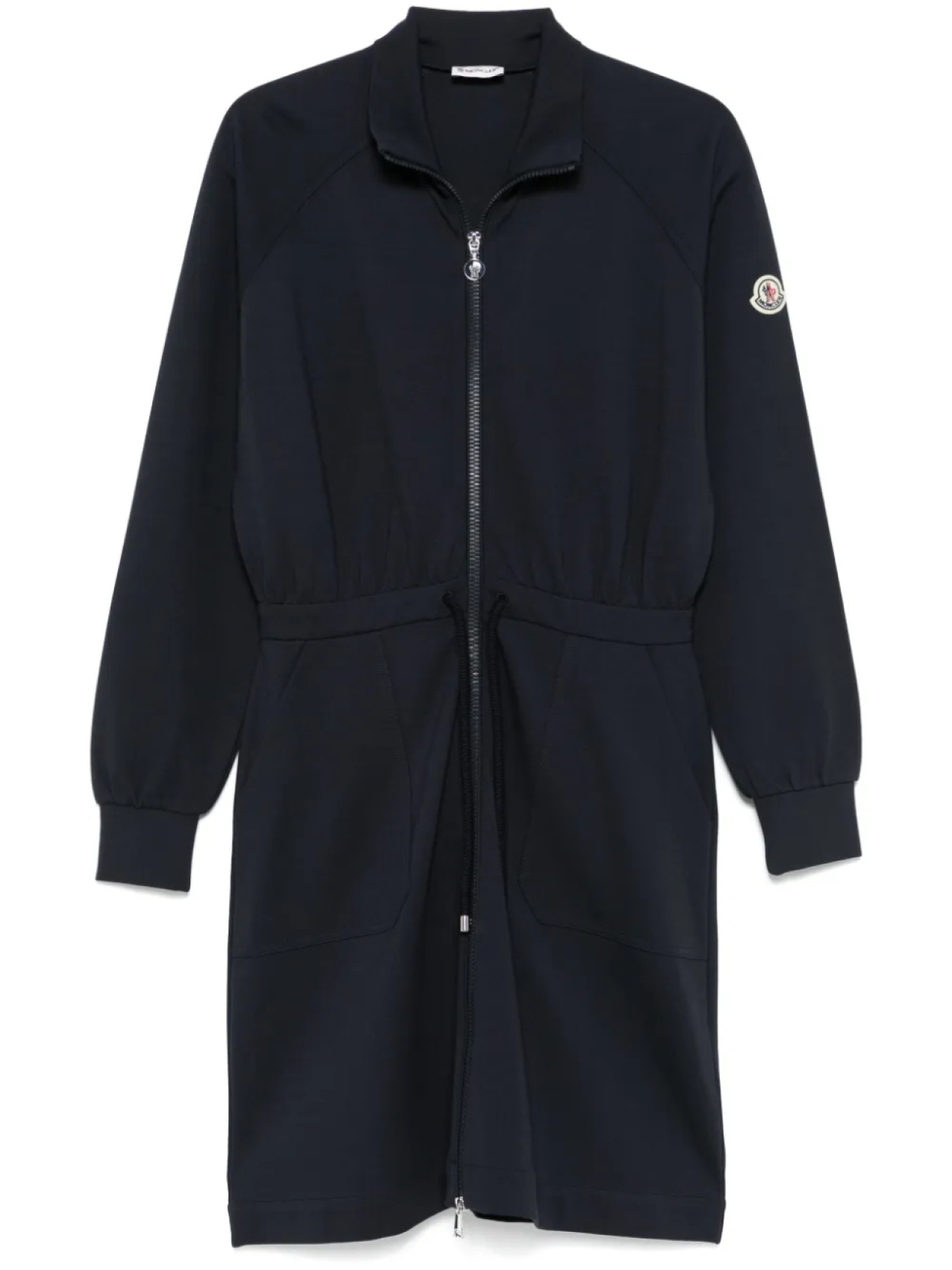 

Мини-платье на молнии от Moncler, синий