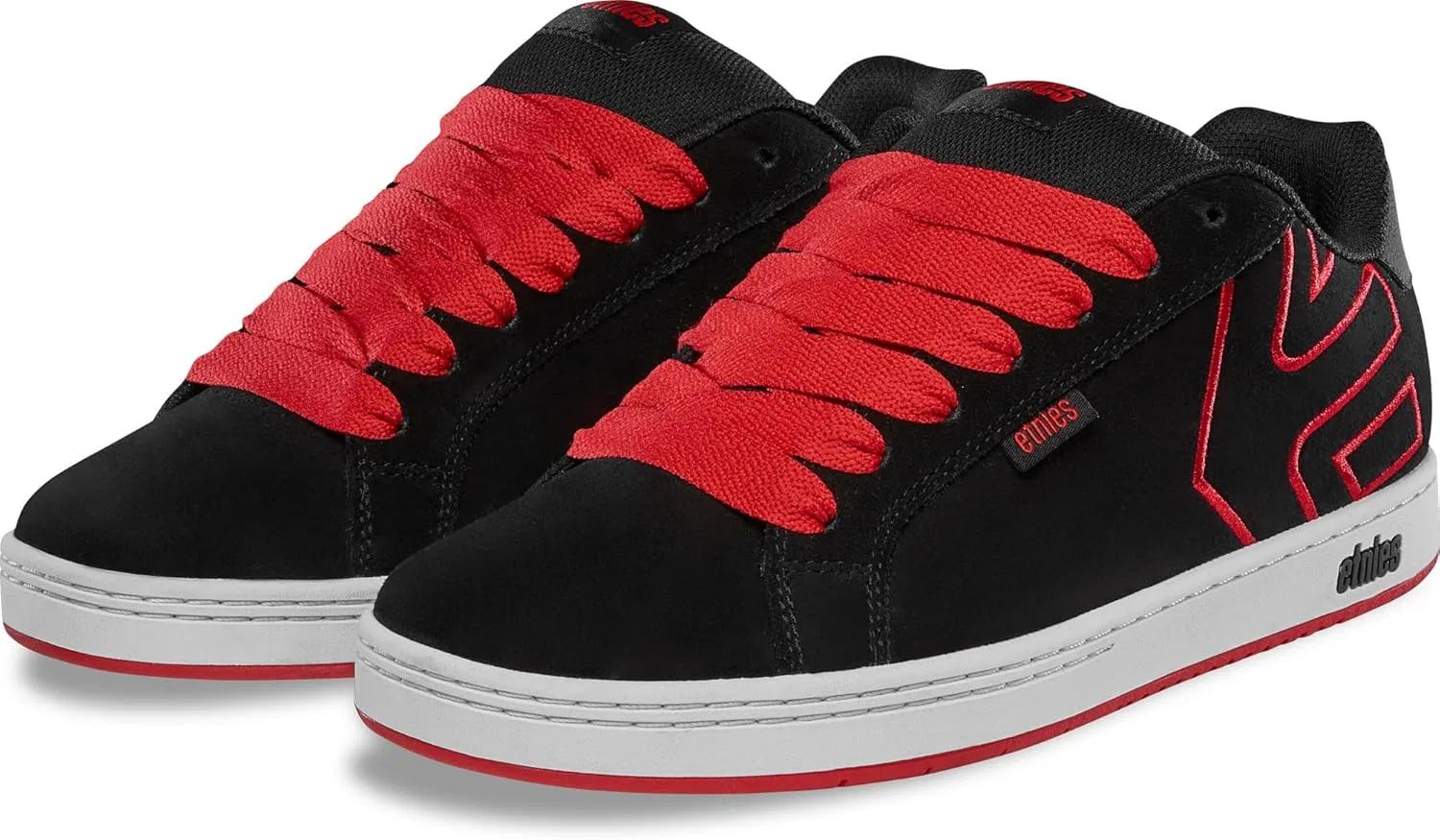 Кроссовки для скейтбординга Etnies Fader, черно-красные — фото 4