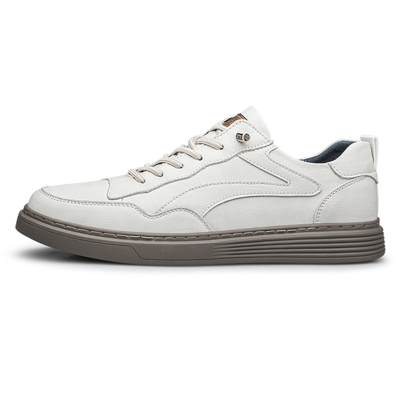 

Низкие скейтерские кроссовки мужские H2, Ecru Unlined