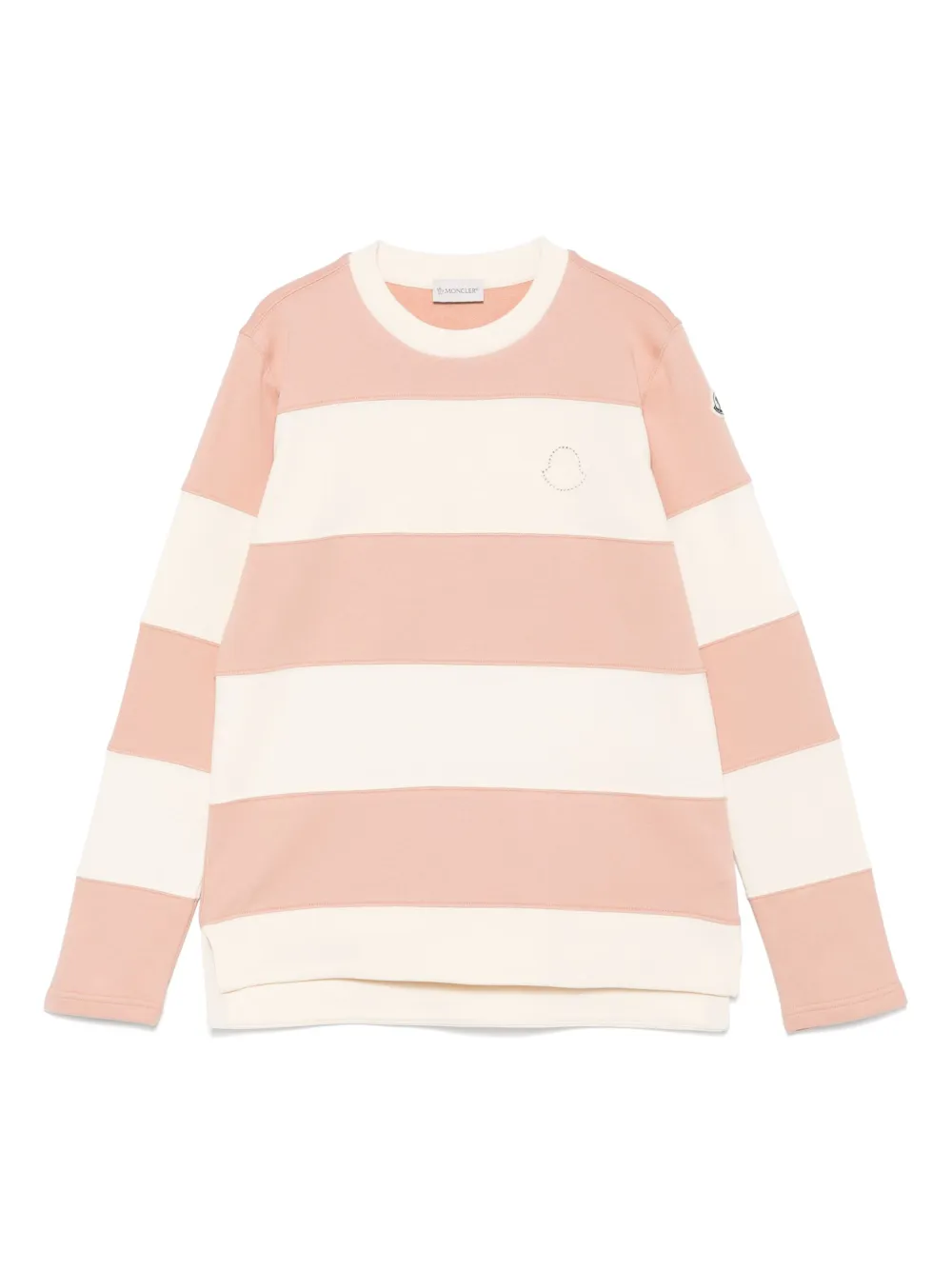 

Толстовка в полоску Moncler Enfant, нейтральный