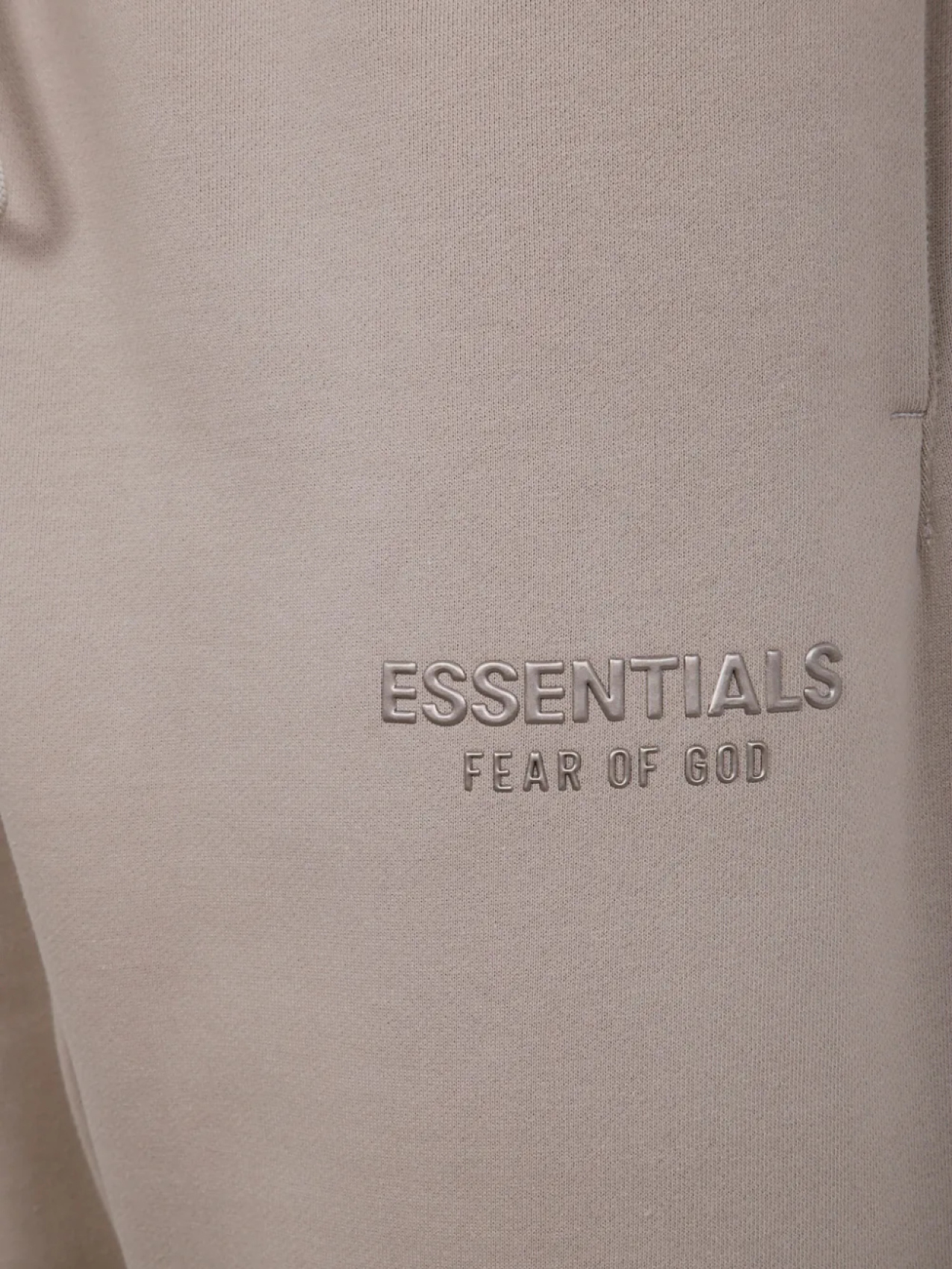Джоггеры с завязками на талии FEAR OF GOD ESSENTIALS, нейтральный — фото 3