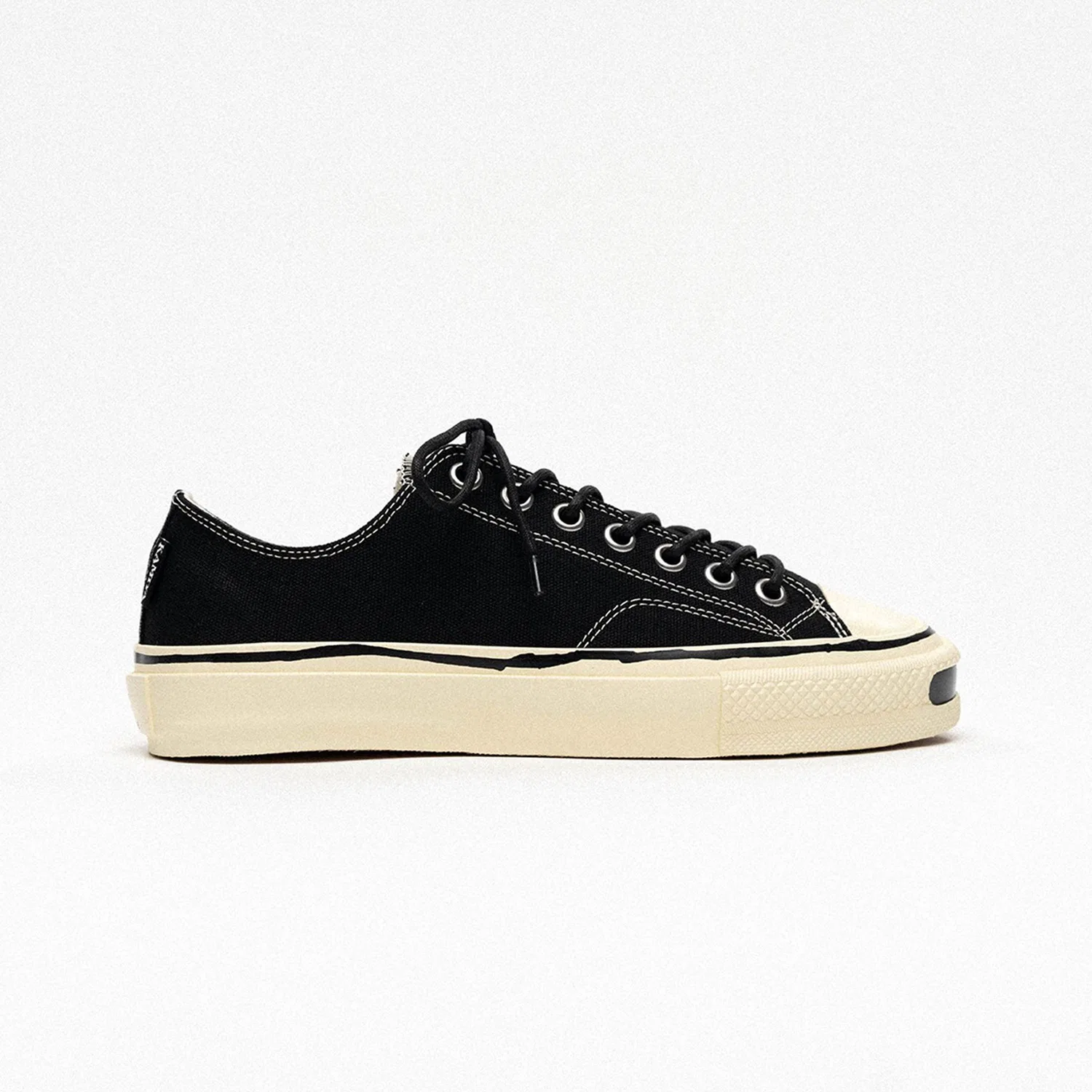 Мужские низкие кеды Kamiya Joey Vulcanize Aged Sole, чёрные