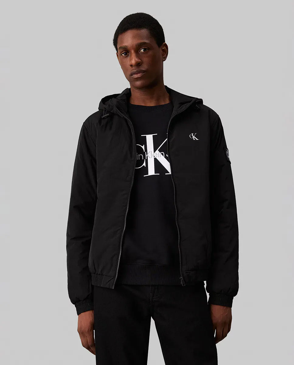 

Harrington мужская куртка с капюшоном Calvin Klein Jeans, чёрный