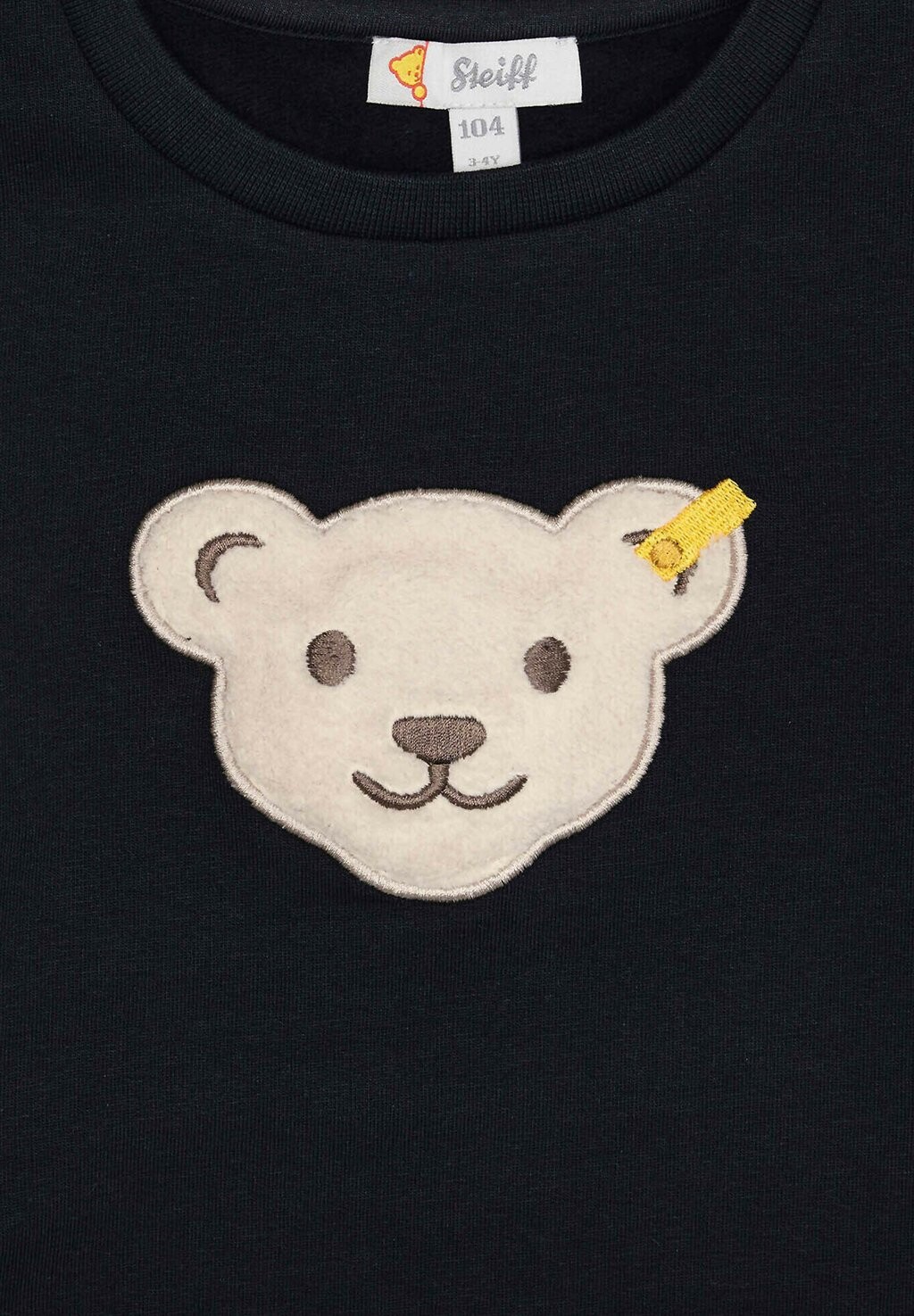 

Толстовка TEDDY-APPLIKATION STRETCH Steiff, черный