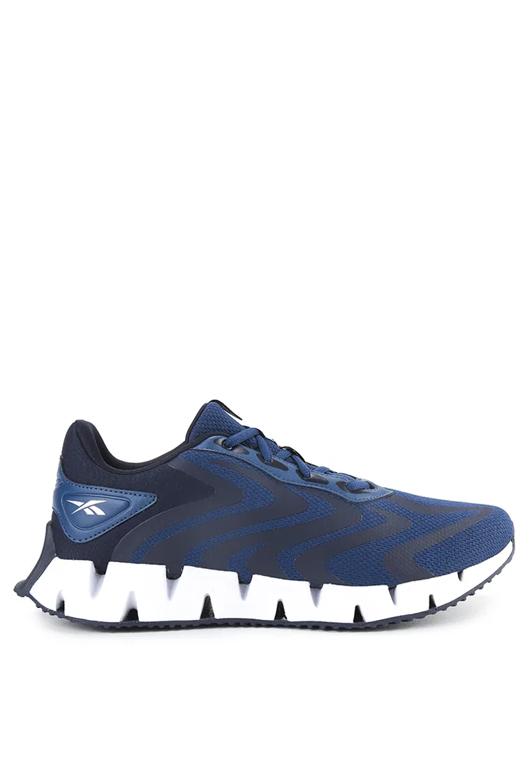 Кроссовки мужские спортивные Zig Rise Reebok, белый/черный/синий