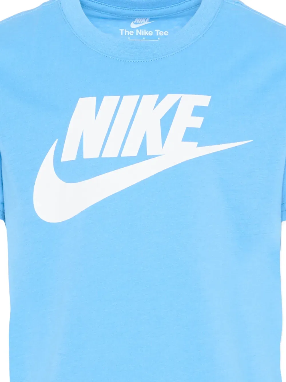 Футболка с коротким рукавом и принтом логотипа Nike Kids, синий — фото 4