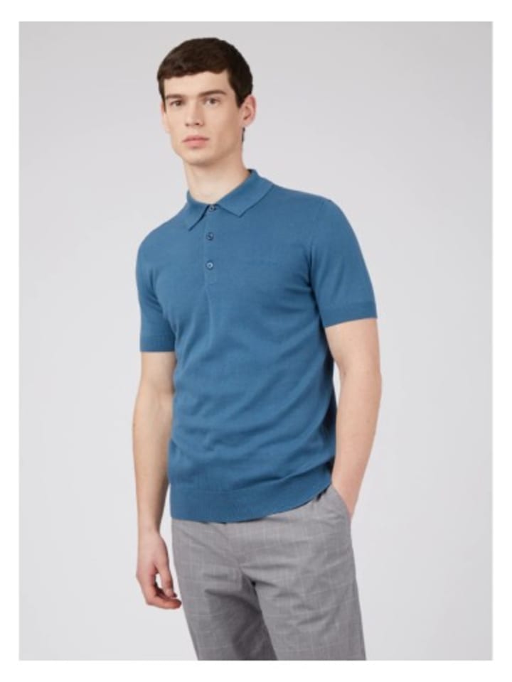 

Футболка поло Ben Sherman, синий