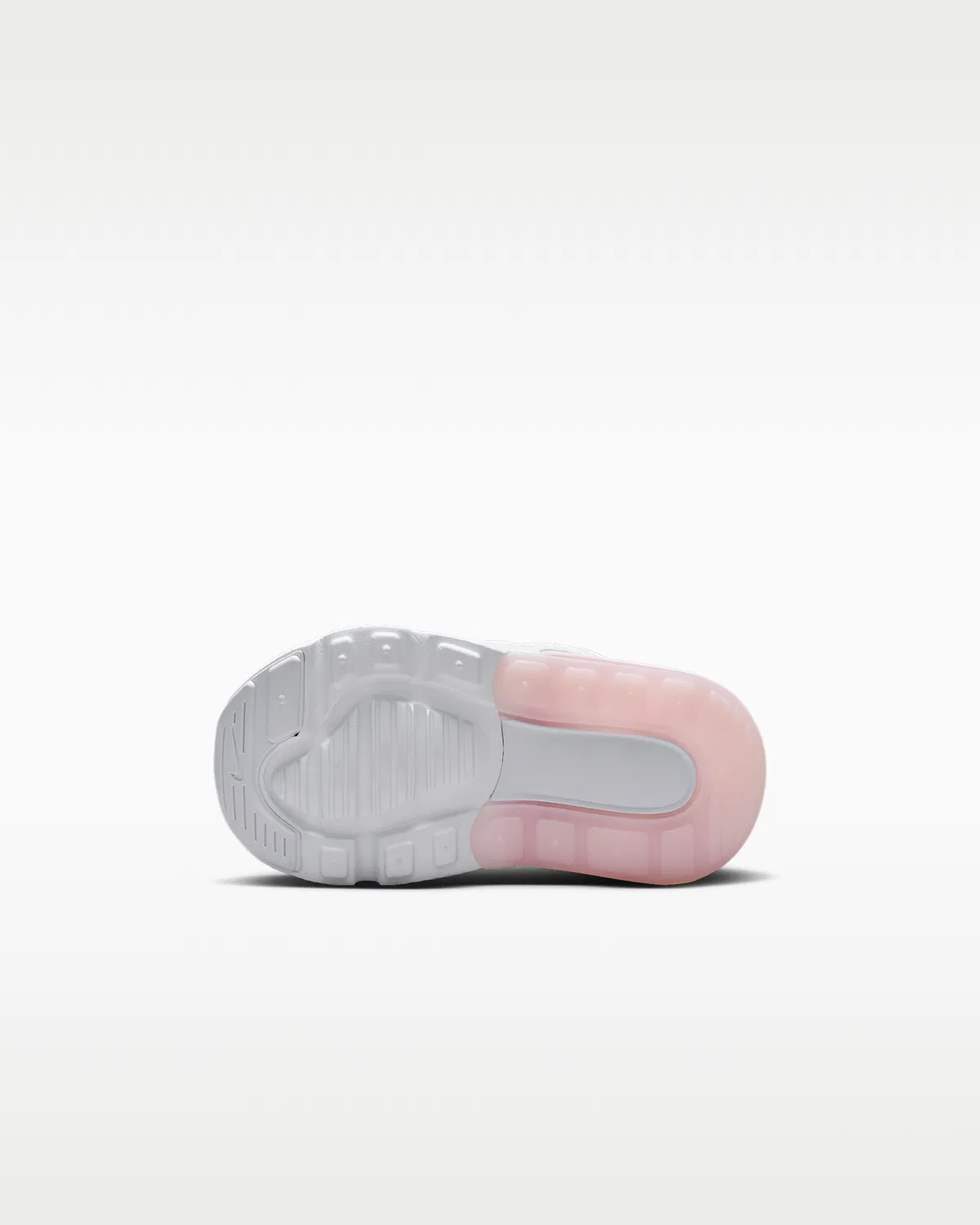 Детская обувь Nike Air Max 270, White/Light Smoke Grey/Pink Foam — фото 2