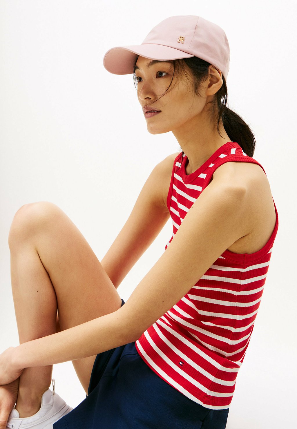 

Бейсболка CHIC FIVE PANEL BASEBALL Tommy Hilfiger, цвет Foggy Pink